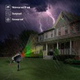 Лазерный проектор звездный дождь Star Shower Plus c ПДУ черный 