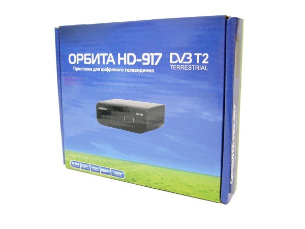 Цифровой ресивер тв приставка DVB-T2 Орбита HD917 +HD плеер 1080i 