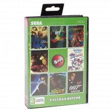 Картридж Sega 8 в 1  (SK-8002)  ALADDIN/TINY  TOON  ALL STAR/SPIDERMAN/ 007/1001 NIGHT
