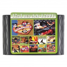 Картридж Сега 12 в 1  (AA-12001)  ANIMANINCS/BEAUTY & BEAST/CAL .50/DONKEY +