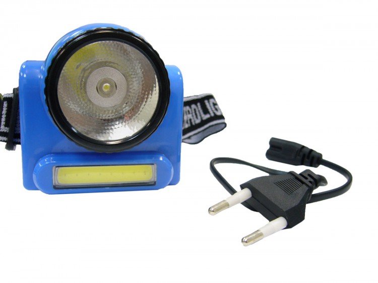 Фонарь налобный светодиодный SLSL307 1 LED 1 COB 