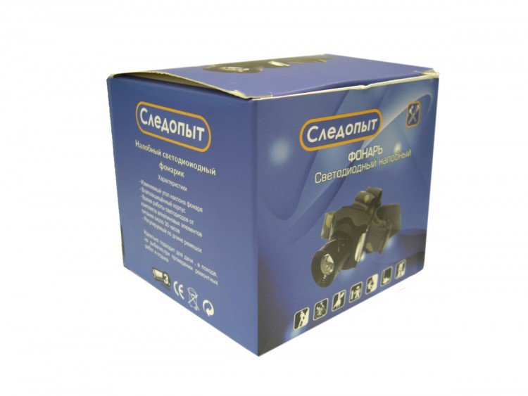 Фонарь налобный светодиодный SLSL307 1 LED 1 COB 