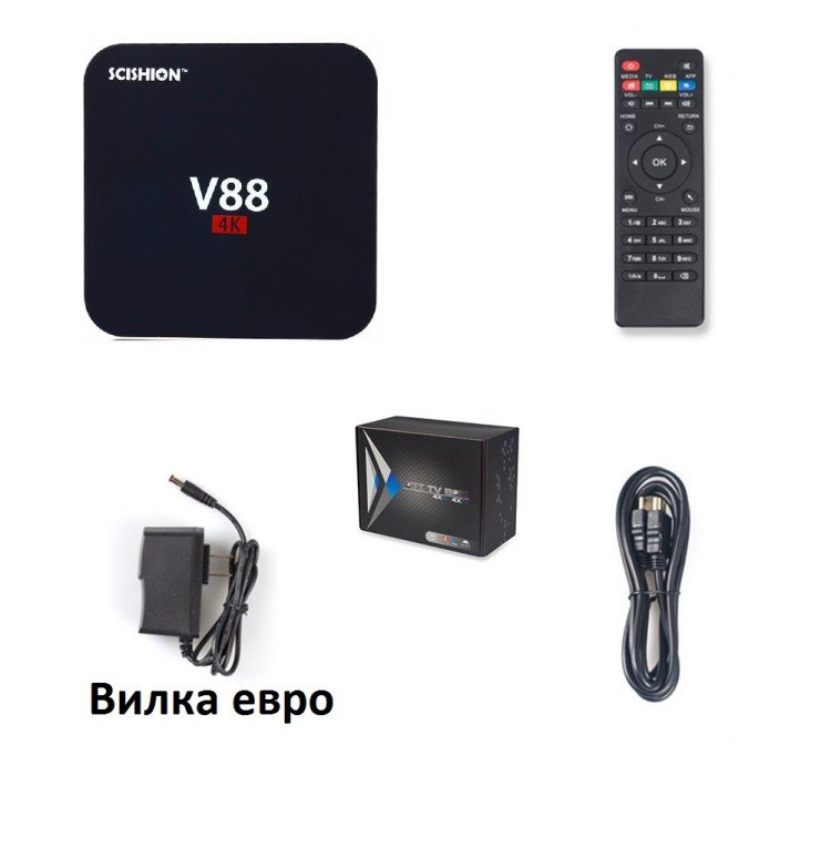 Андроид приставка SCISHION V88 box Smart TV 1/8 