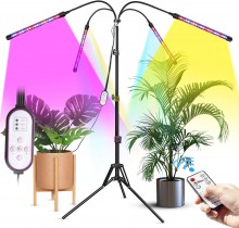 LED Фитосветильник (фитолампа) для растений и рассады 40Вт на штативе