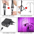 LED Фитосветильник (фитолампа) для растений и рассады 40Вт на штативе 