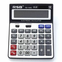 Настольный калькулятор 12 разрядный RSB RD-1042L