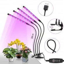 LED Фитосветильник (фитолампа) для растений и рассады 40Вт на прищепке