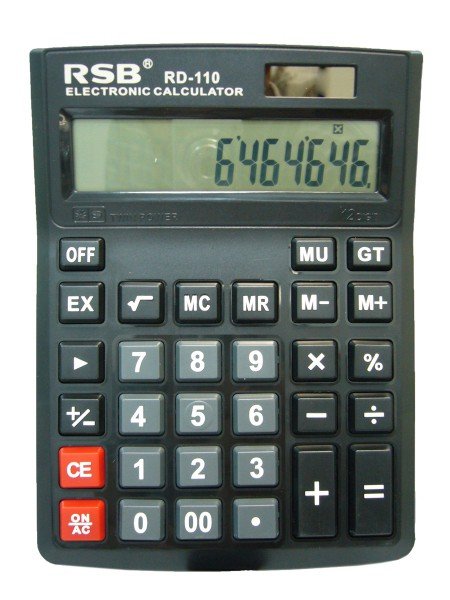 Настольный калькулятор 12 разрядный RSB RD-110 