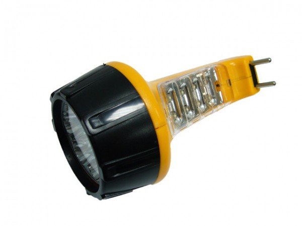 Фонарь ручной аккумуляторный SLGD6118LX 7+8 LED светододов 