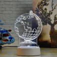 3D светильник лампа Глобус 