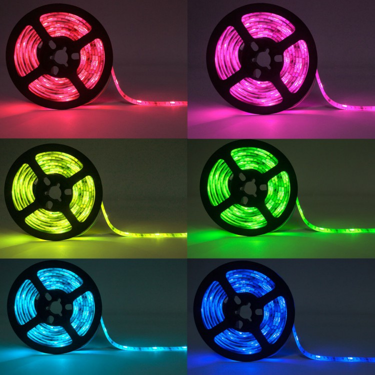 Светодиодная LED лента 5050 RGB  1 м, USB, WI FI,  IP65 