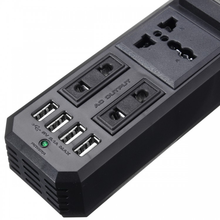 Автомобильный инвертор ANYSMART TS-CAU42 (220В/200Вт) 