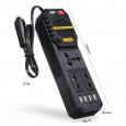 Автомобильный инвертор ANYSMART TS-CAU42 (220В/200Вт) 