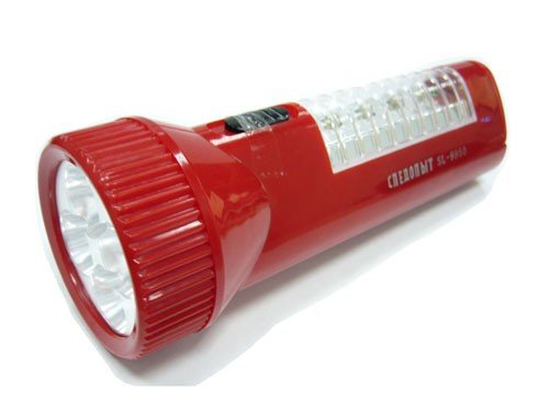 Фонарь ручной аккумуляторный SLSL9950 4+4 LED светододов 