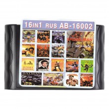 Картридж Sega 16 в 1  (AB-16002)  ROBOCOP 3 /RAMBO 3  /GOLDEN AXE 2 /CHASE H.