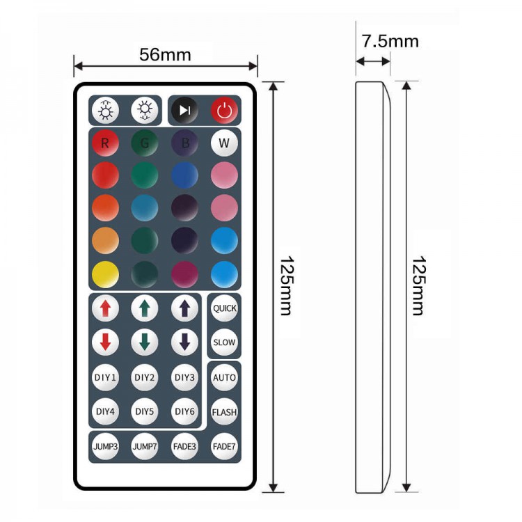 Набор светодиодная LED лента 2835 RGB 2*5 м блок питания и пульт 