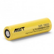 Аккумулятор Li ion 18650 AWT (35А, 2500 mAh)