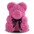Мишка из роз 3d 40 см в коробке 