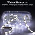 Светодиодная LED лента 2835 белая 0,3 м, USB, управление яркостью, IP65 