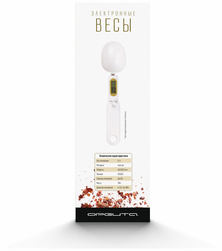 Электронная мерная ложка весы Орбита 500 г 0,1 г 