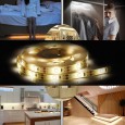 Светодиодная LED лента 2835 желтая 3 м, USB, датчик движения, IP65 