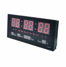 Часы настенные электронные JH3615 красные