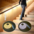 Светодиодная LED лента 2835 белая 1 м, USB, датчик движения, IP65 