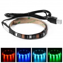 Светодиодная LED лента 5050 RGB  1 м, USB, IP65
