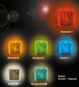 Будильник с меняющейся подсветкой куб хамелеон ORTD-007 