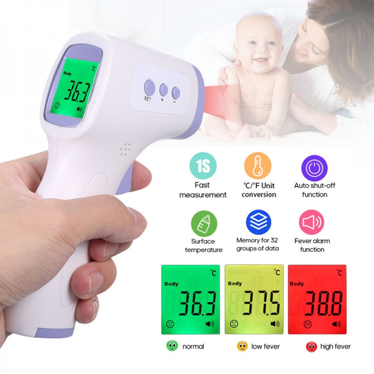 Инфракрасный бесконтактный термометр градусник Belove CK-T1503 