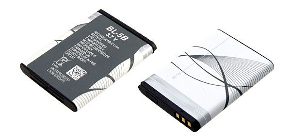 Аккумулятор Li ion BL-5B 1200 (1020) mAh 
