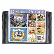 Картридж Sega 10 в 1 (AB-10001) TINY TOON ADV /SPIDER-MAN /TAZ MANIA /TMH