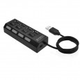 USB hub (хаб) разветвитель-концентратор на 4 юсб порта hi speed 480 mbps 