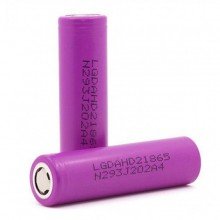 Аккумулятор Li ion 18650 LG HD2  (25А, 2000 mAh)