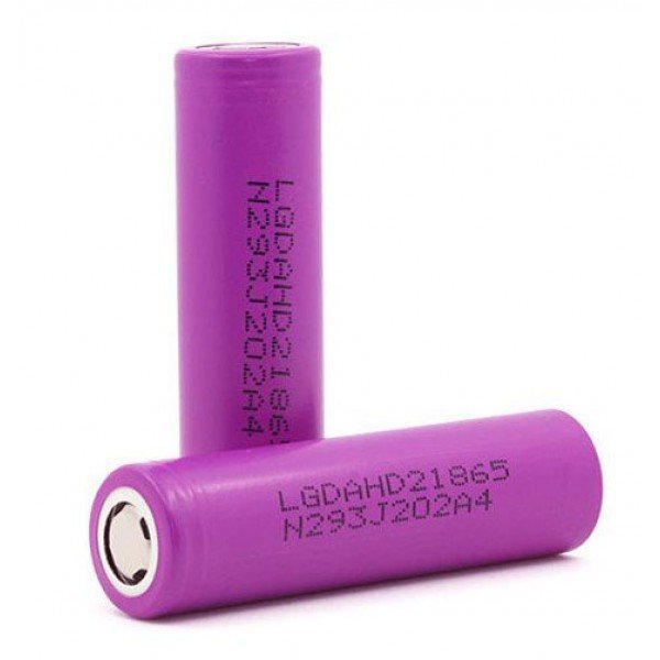 Аккумулятор Li ion 18650 LG HD2  (25А, 2000 mAh) 