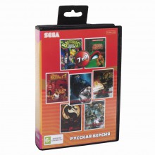 Картридж Сега 7 в 1 (BS-7101) Bare Knuckle 2 /Battletoads Doub Dragon /Mortal Kombat  /Mor
