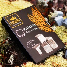 Камни для виски Карелия мешок лен