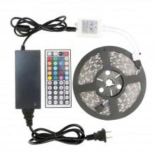 Набор светодиодная LED лента 5050 RGB 5 м блок питания и пульт, IP65