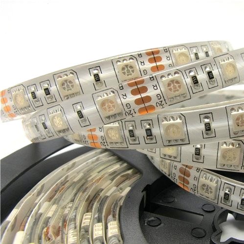 Набор светодиодная LED лента 5050 RGB 5 м блок питания и пульт, IP65 