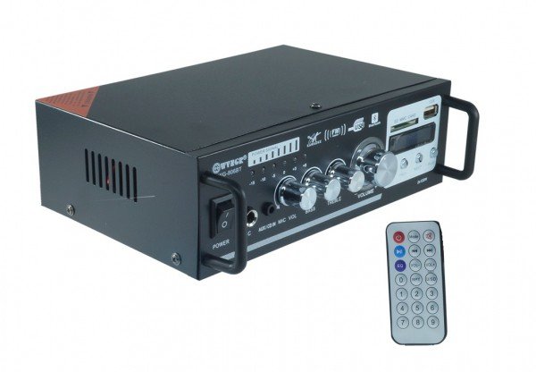 Стерео усилитель звука для колонок FM, USB, SD WR806 c Bluetooth 