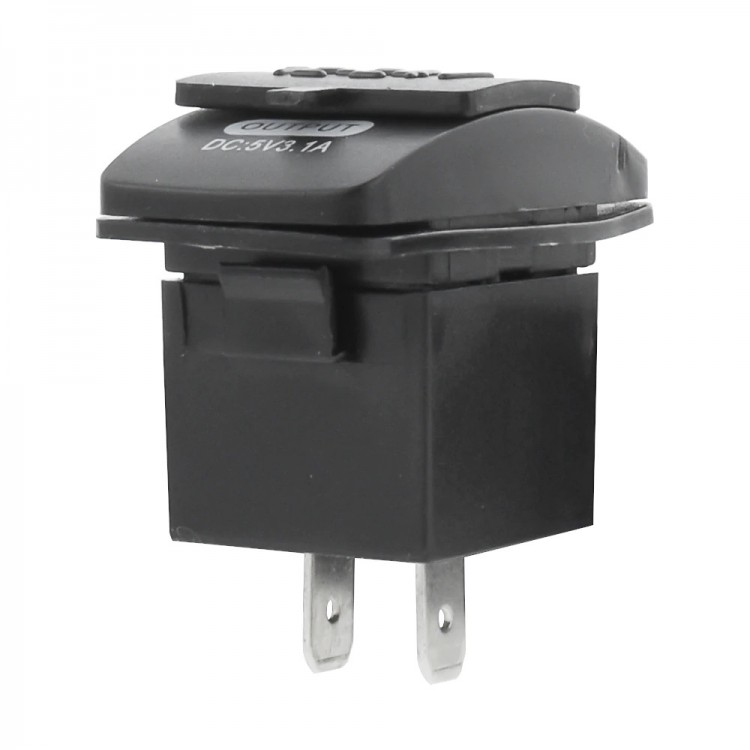  Врезная автомобильная usb розетка разъем для авто в машину 