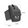  Врезная автомобильная usb розетка разъем для авто в машину 