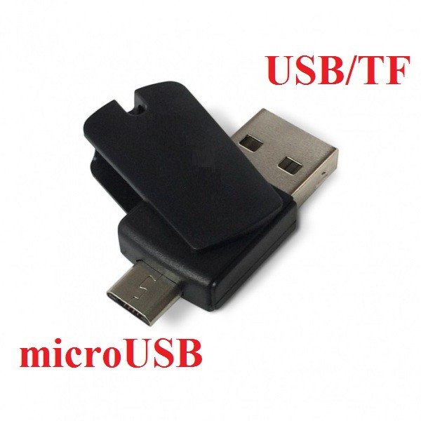 Micro USB OTG картридер на USB и TF ORBG526 