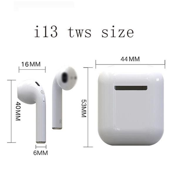 Беспроводные блютуз наушники i13 TWS 