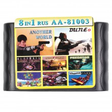 Картридж Сега 8 в 1  (AA-81003)  DUNE 2/GOOFY`S/ M K 3 /SUPER  MARIO+..