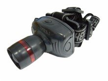 Фонарь налобный на батарейках ZOOM SSSL-8208 1 led светодиод