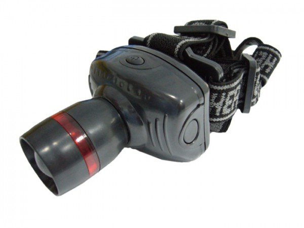 Фонарь налобный на батарейках ZOOM SSSL-8208 1 led светодиод 