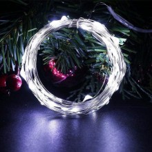 Светодиодная LED лента 0805 белая 5 м, USB, IP65