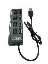 USB хаб (HUB) концентратор  на 4 гнезда OR103