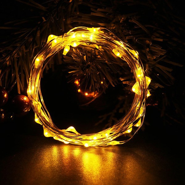 Светодиодная LED лента 0805 желтая 5 м, USB, IP65 